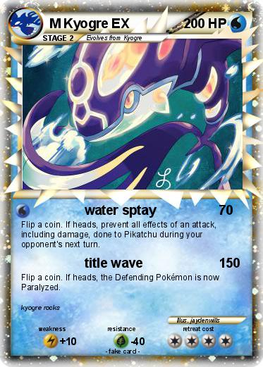 Pokemon M Kyogre EX
