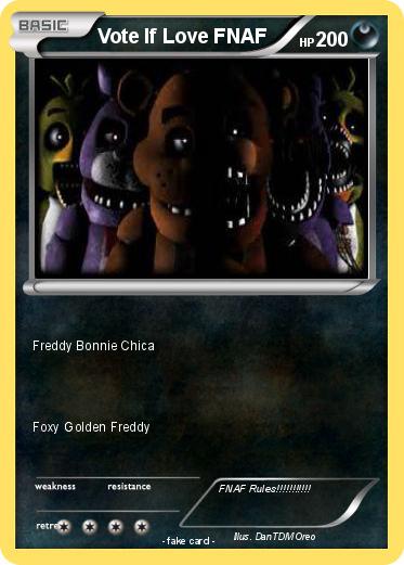 Pokemon Vote If Love FNAF