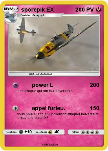 Pokemon sporepik EX