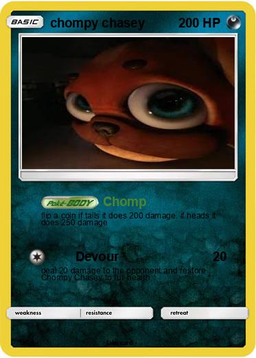 Pokemon chompy chasey