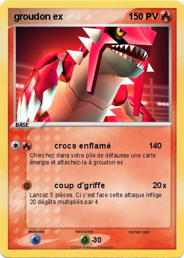 Pokemon groudon ex