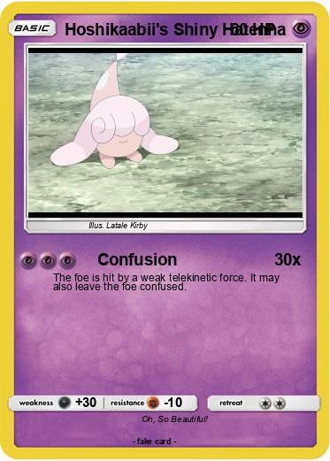 Pokemon Hoshikaabii's Shiny Hatenna