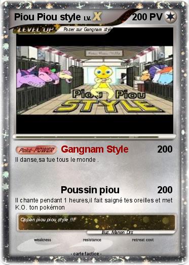 Pokemon Piou Piou style