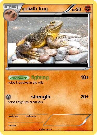Pokemon goliath frog