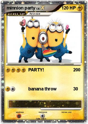 Pokemon minnion party