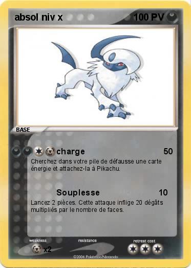 Pokemon absol niv x                 