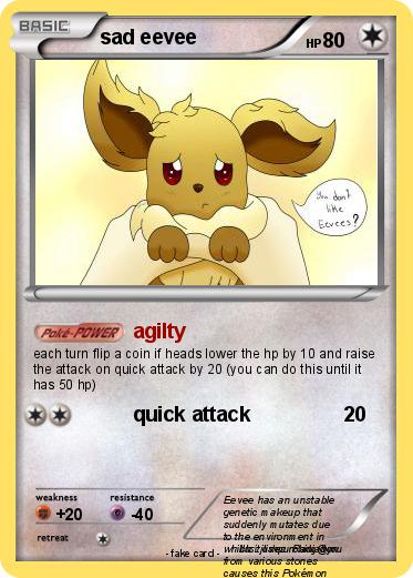 Pokemon sad eevee