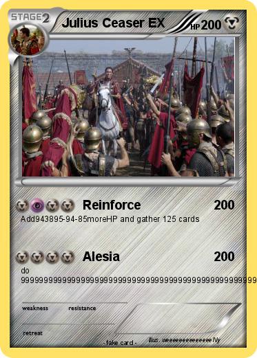 Pokemon Julius Ceaser EX