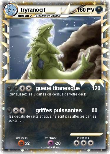 Pokemon tryranocif