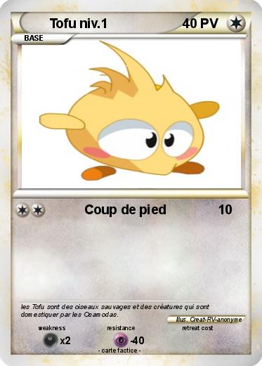 Pokemon Tofu niv.1