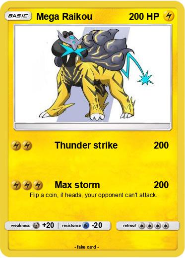 Pokemon Mega Raikou