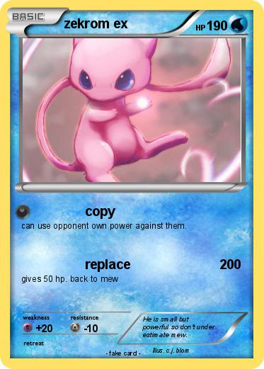 Pokemon zekrom ex