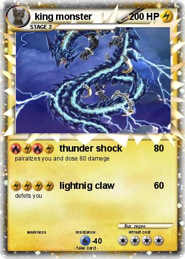 Pokemon king monster