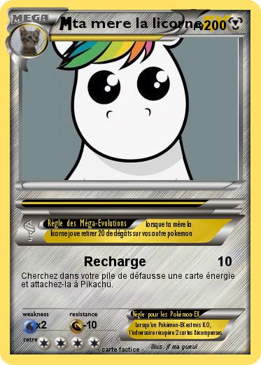 Pokemon ta mere la licorne