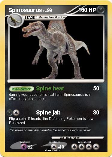 Pokemon Spinosaurus