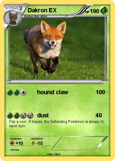 Pokemon Dakron EX