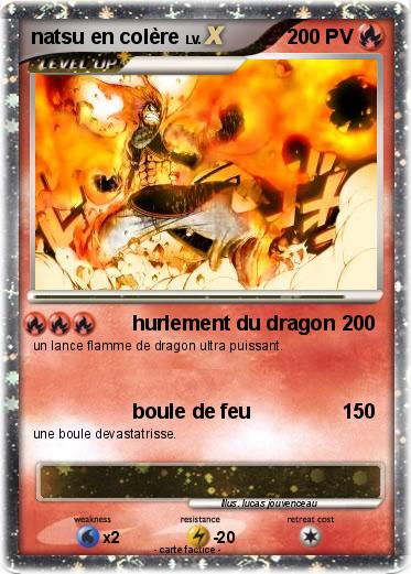 Pokemon natsu en colère