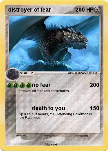 Pokemon distroyer of fear