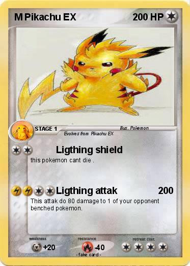 Pokemon M Pikachu EX