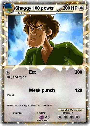 Pokemon Shaggy 100 power