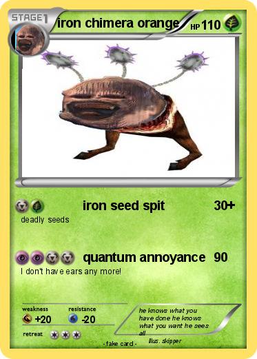 Pokemon iron chimera orange