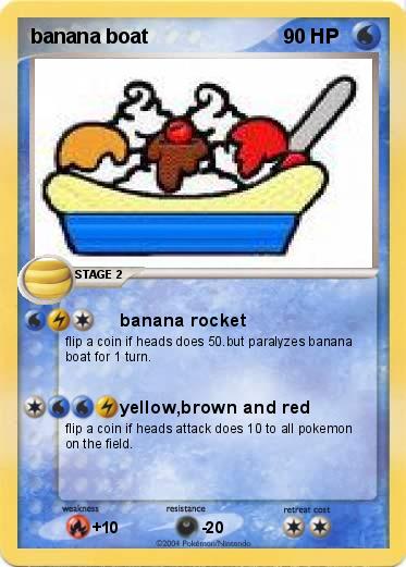 Pokemon banana boat
