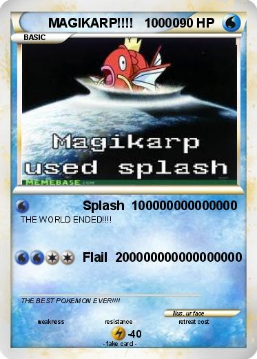 Pokemon MAGIKARP!!!!   10000