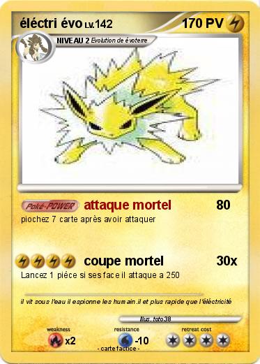 Pokemon éléctri évo