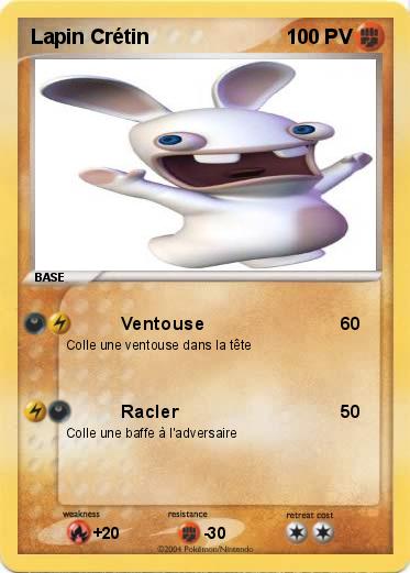 Pokemon Lapin Crétin