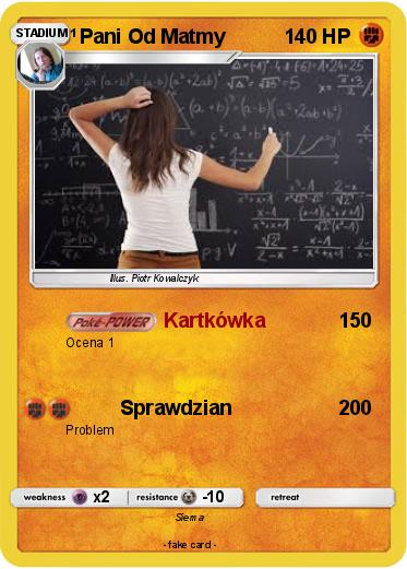 Pokemon Pani Od Matmy