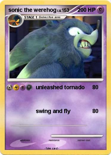 Pokemon sonic the werehog