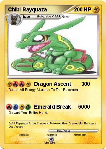 Pokemon Chibi Rayquaza
