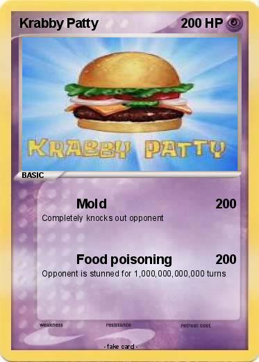 Pokemon Krabby Patty