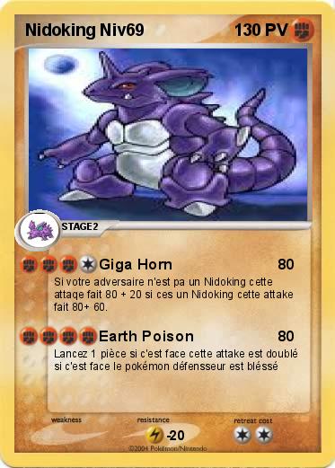 Pokemon Nidoking Niv69