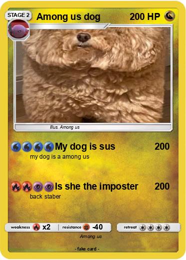 Pokemon Among us dog