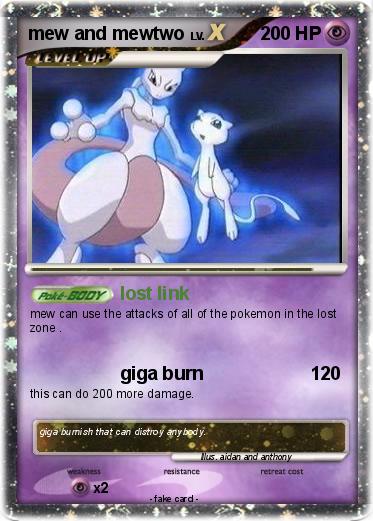 Pokemon mew and mewtwo