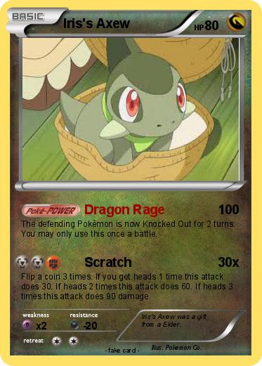 Pokemon Iris's Axew