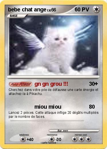 Pokemon bebe chat ange