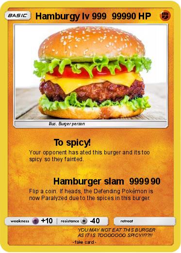 Pokemon Hamburgy lv 999  999