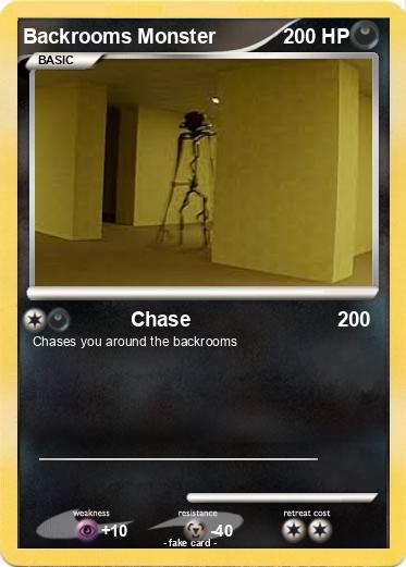 Pokemon Backrooms Monster