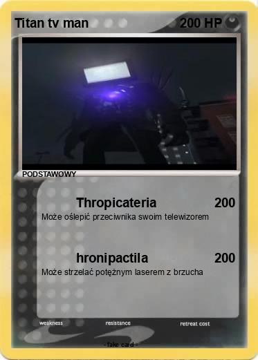 Pokemon Titan tv man