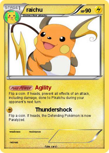 Pokemon raichu