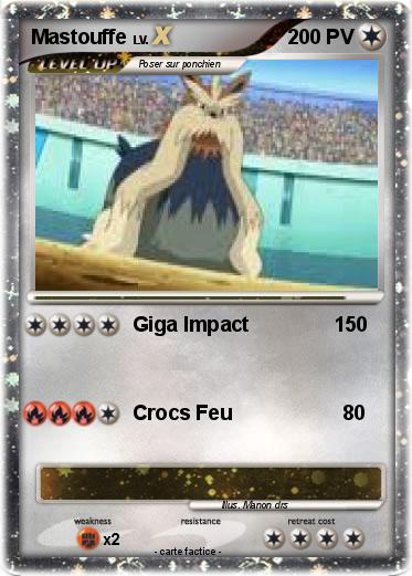 Pokemon Mastouffe