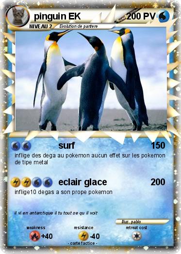 Pokemon pinguin EK