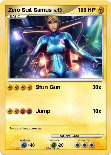 Pokemon Zero Suit Samus