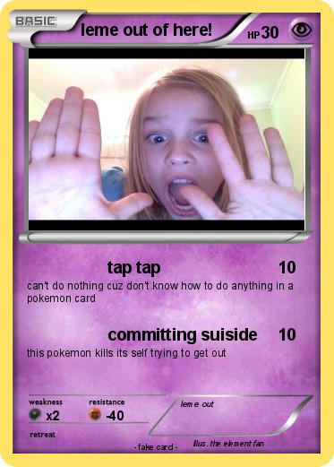 Pokemon leme out of here!