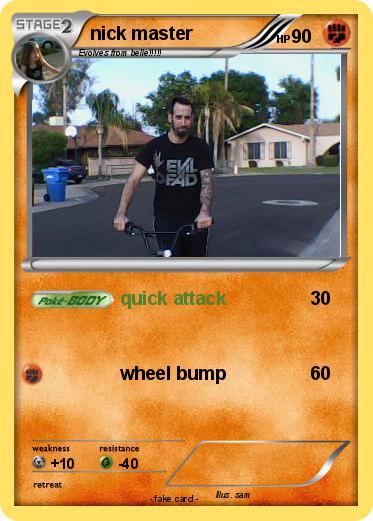 Pokemon nick master