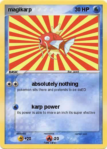 Pokemon magikarp