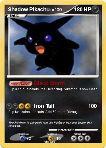 Pokemon Shadow Pikachu
