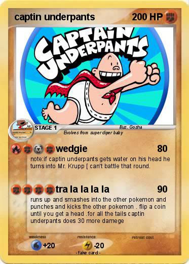 Pokemon captin underpants